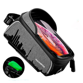 Bolsa Ciclismo Impermeável Porta Celular com Touch Screen