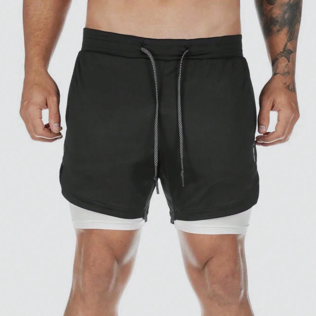 Shorts 2 em 1 Masculino - Zamper©