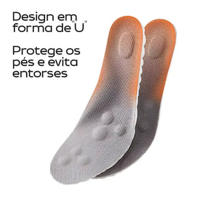 Palmilha ComfortStep™ - Anti Impacto e Suporte Anatômico