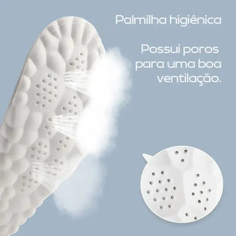 Palmilha ComfortStep™ - Anti Impacto e Suporte Anatômico