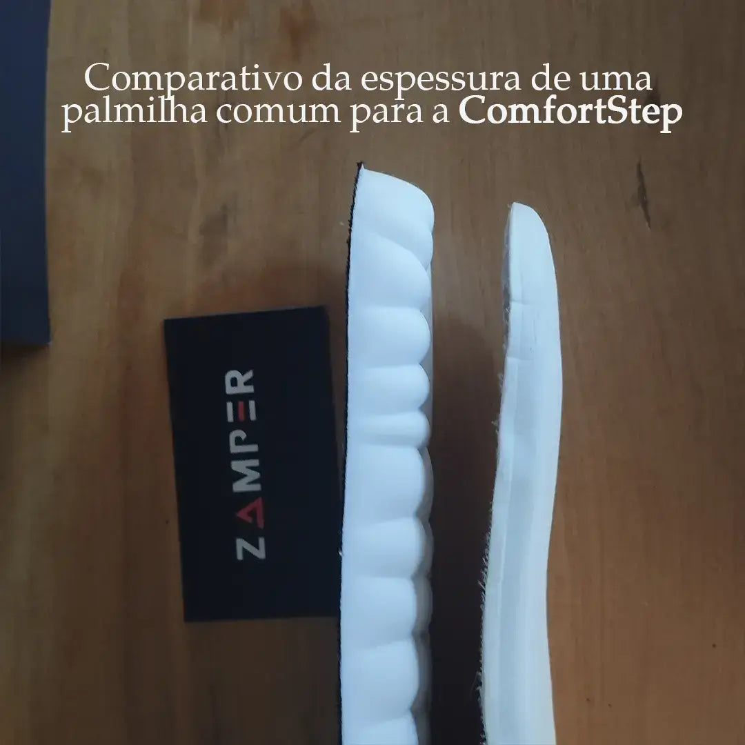 Palmilha ComfortStep™ - Anti Impacto e Suporte Anatômico